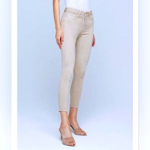 Womens L'agence Skinny High-rise Sz 25 Tan Margot